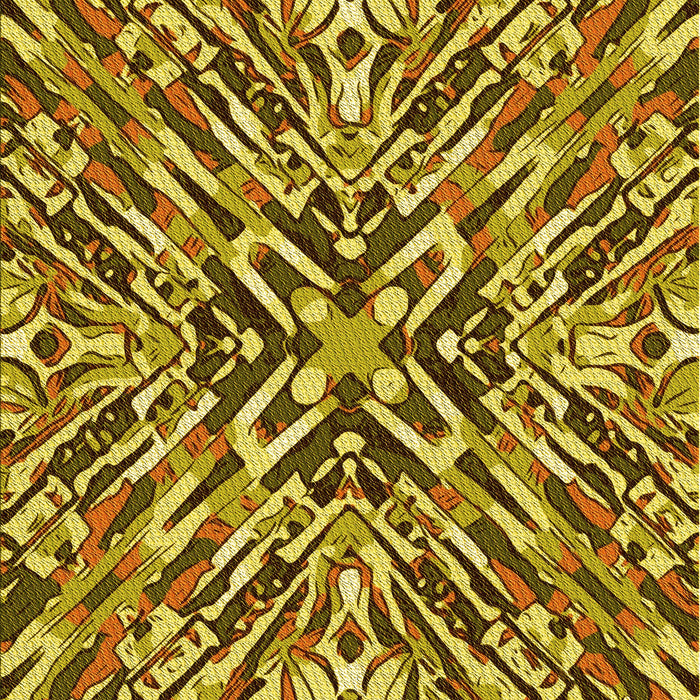 Patterned Dark Bronze Brown Rug, pat230yw