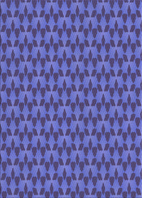 Machine Washable Transitional Deep Periwinkle Purple Rug, wshpat2300blu