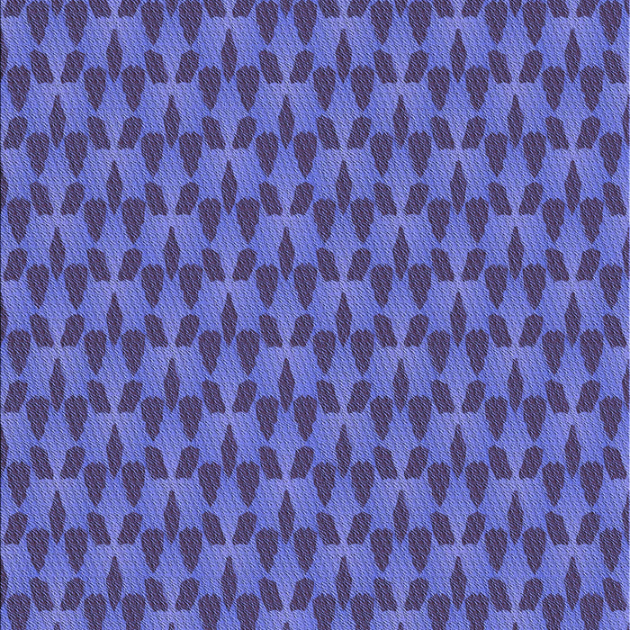 Machine Washable Transitional Deep Periwinkle Purple Rug, wshpat2300blu