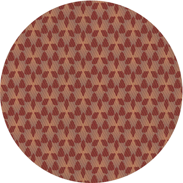 Square Machine Washable Transitional Red Rug in a Living Room, wshpat2300brn