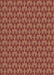 Patterned Red Rug, pat2300brn