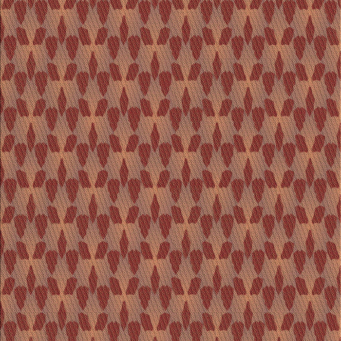 Patterned Red Rug, pat2300brn