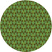 Square Patterned Apple Green Rug, pat2300grn