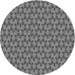 Square Patterned Gray Rug, pat2300gry