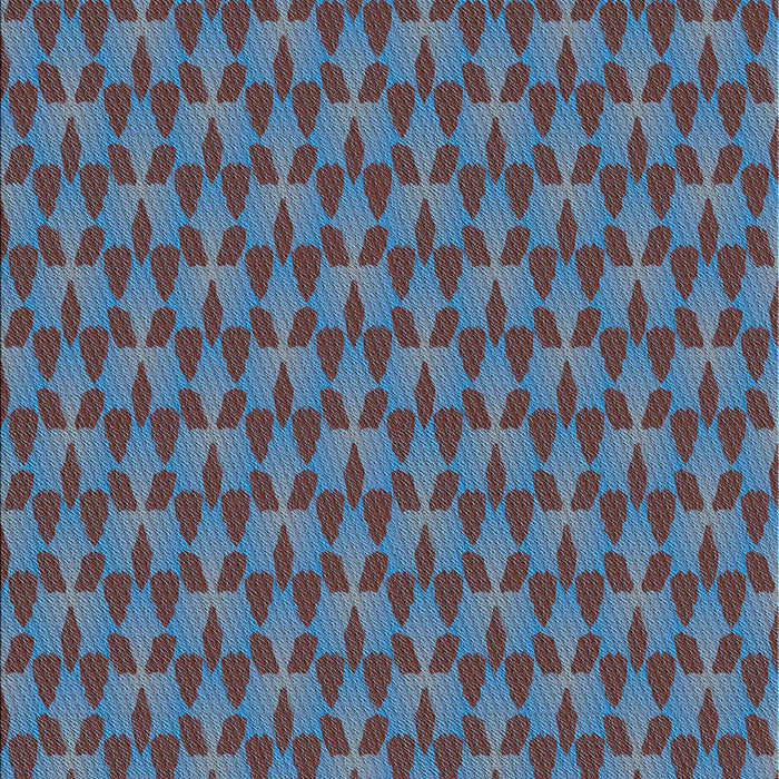 Machine Washable Transitional Blue Rug, wshpat2300lblu