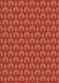 Patterned Orange Red Orange Rug, pat2300org