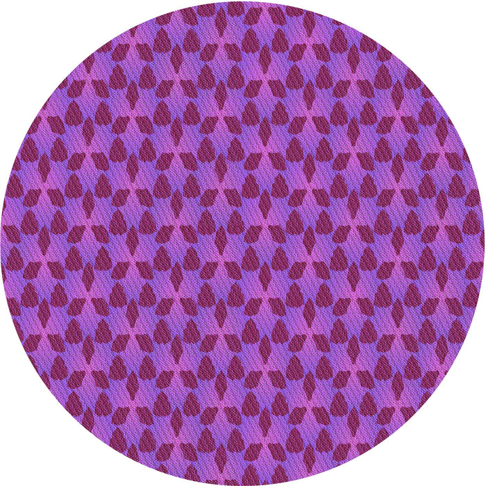 Square Machine Washable Transitional Medium Violet Red Pink Rug in a Living Room, wshpat2300pur