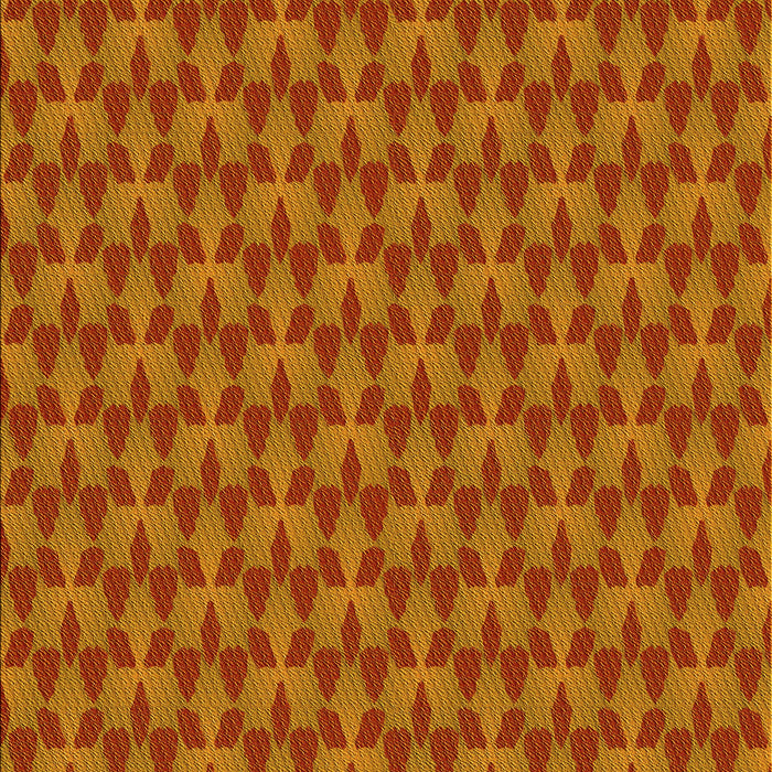 Patterned Neon Orange Rug, pat2300yw