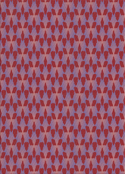 Patterned Pale Violet Red Pink Novelty Rug, pat2300