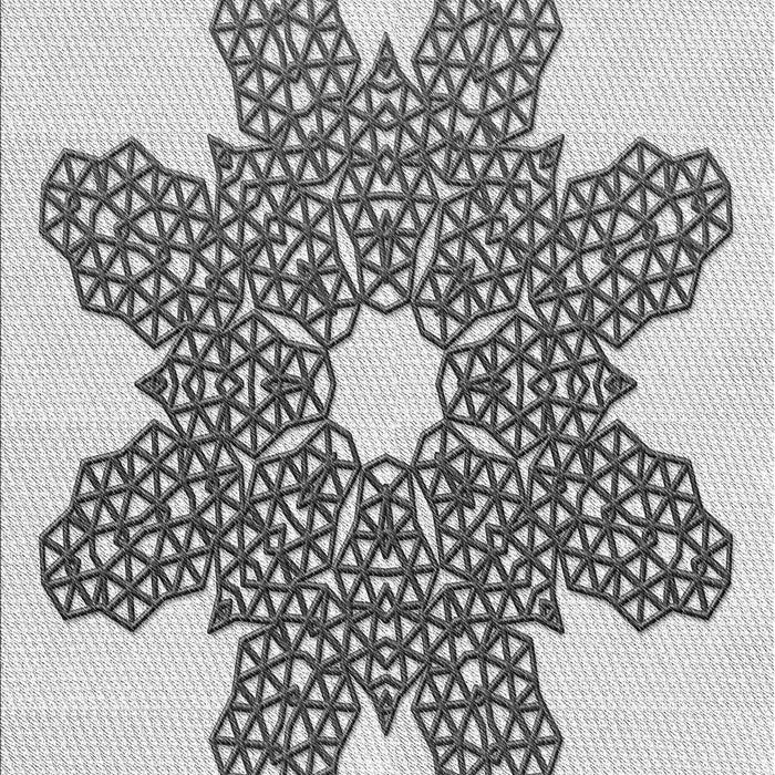 Patterned Gainsboro Gray Rug, pat2301gry