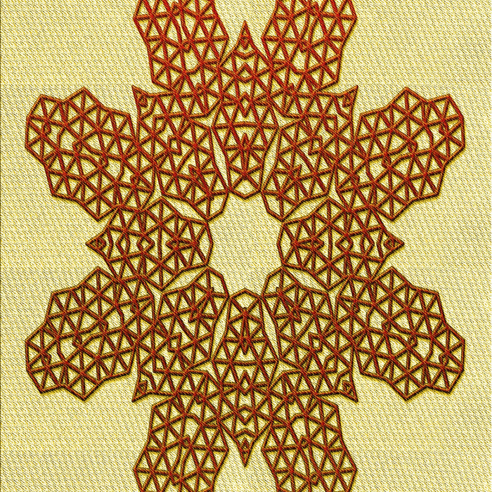 Machine Washable Transitional Sedona Brown Rug, wshpat2301yw