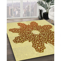 Patterned Sedona Brown Rug, pat2301yw