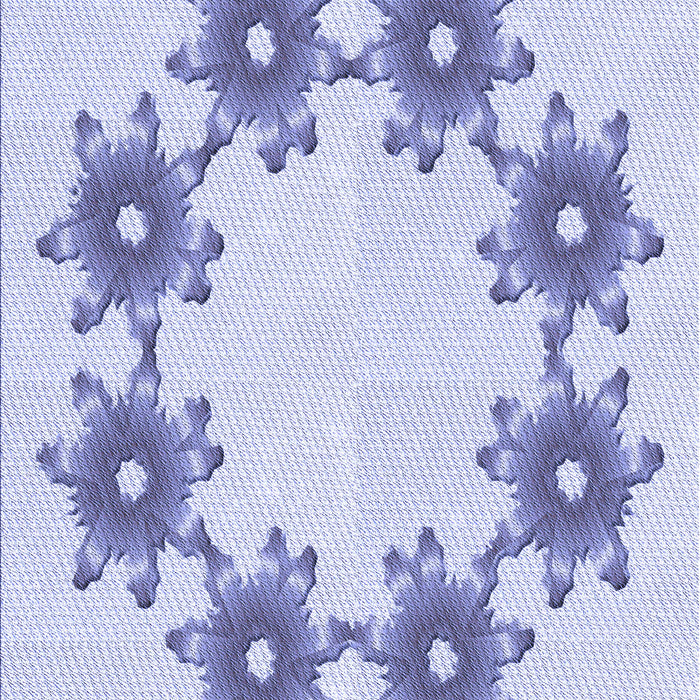 Patterned Lavender Blue Rug, pat2302blu