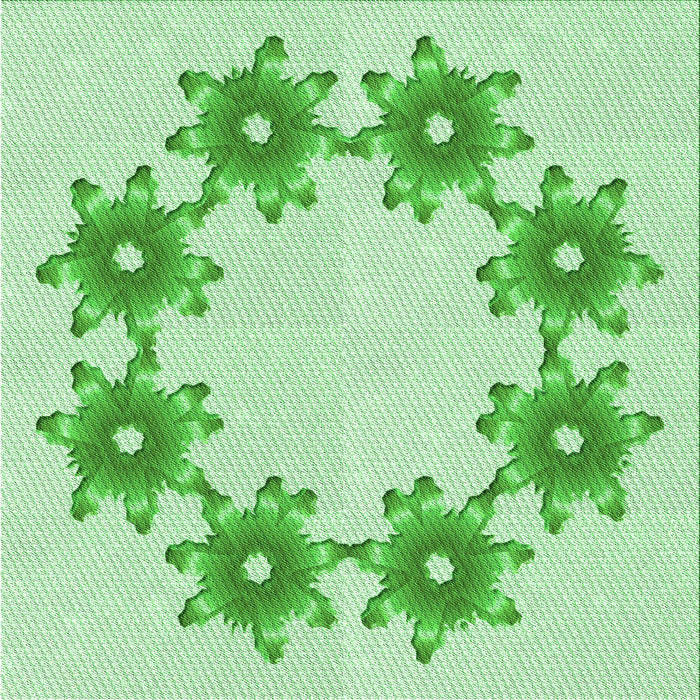 Round Machine Washable Transitional Light Green Rug, wshpat2302grn