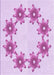 Patterned Crimson Purple Rug, pat2302pur