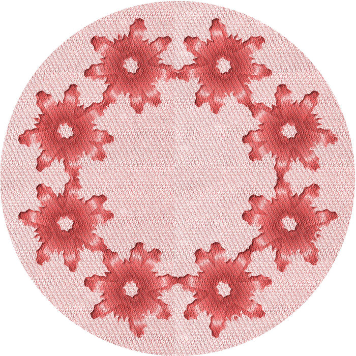 Square Machine Washable Transitional Light Rose Pink Rug in a Living Room, wshpat2302rd