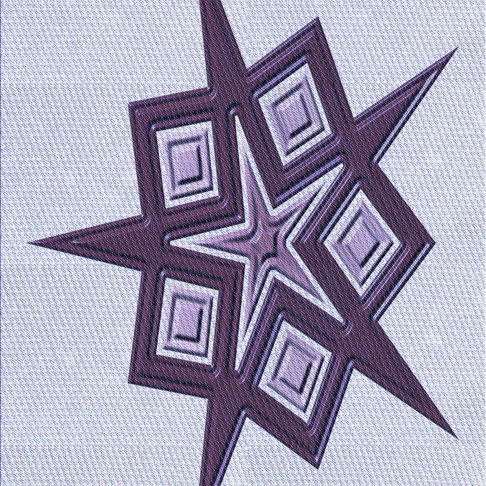 Patterned Lavender Blue Rug, pat2303blu