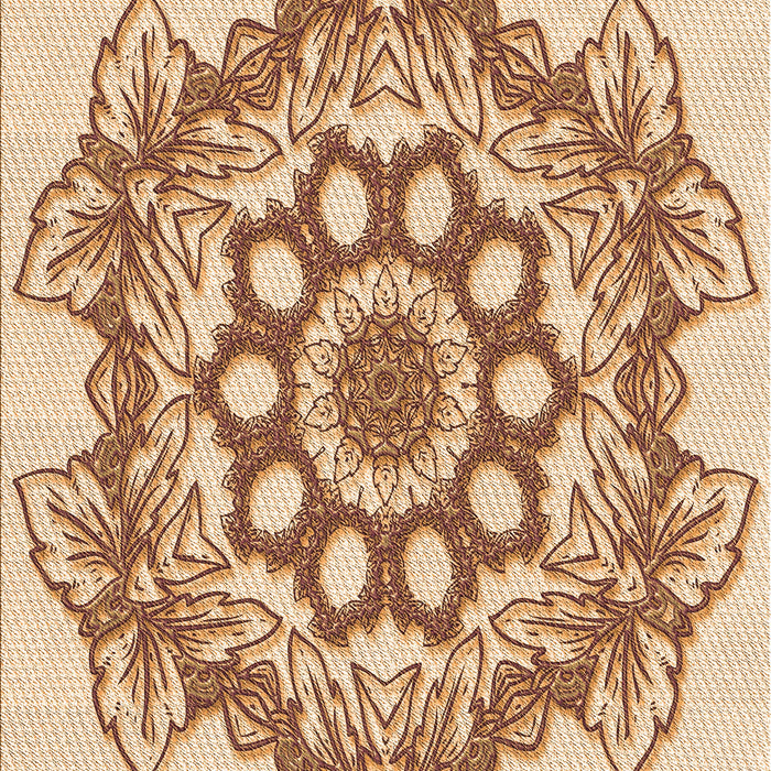 Machine Washable Transitional Khaki Gold Rug, wshpat2304org