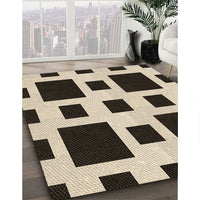 Patterned Milk Chocolate Brown Rug, pat2305brn