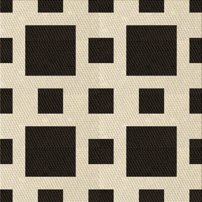 Round Patterned Milk Chocolate Brown Rug, pat2305brn