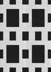 Machine Washable Transitional Black Rug, wshpat2305gry