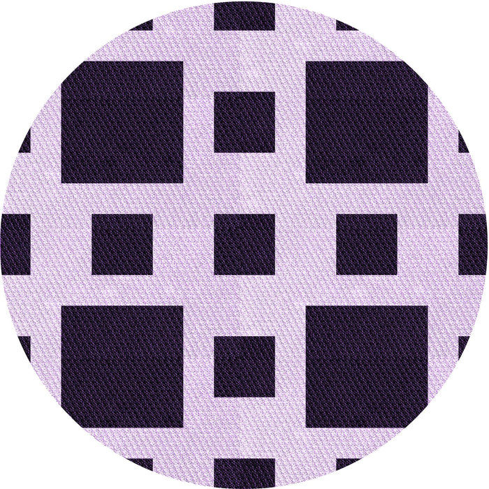 Square Patterned Blossom Pink Rug, pat2305pur