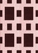 Patterned Deep Rose Pink Rug, pat2305rd