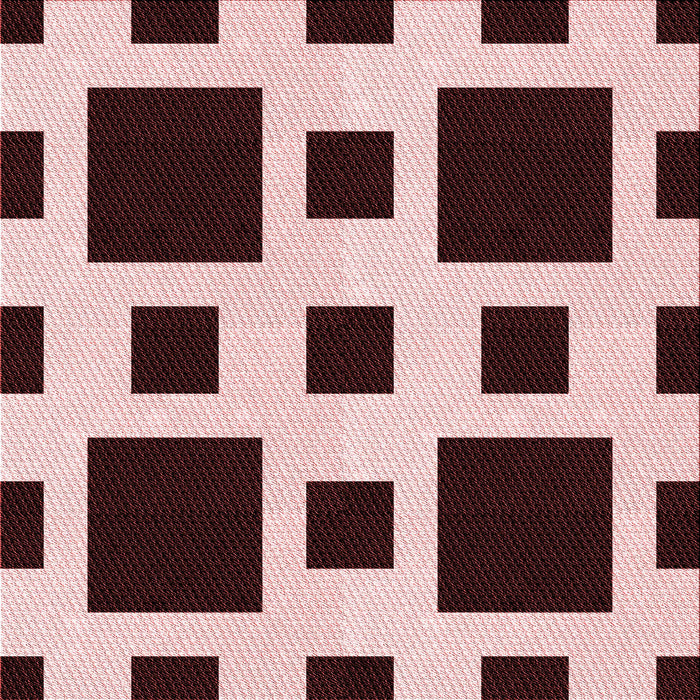 Round Patterned Deep Rose Pink Rug, pat2305rd