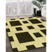 Machine Washable Transitional Chocolate Brown Rug in a Family Room, wshpat2305yw