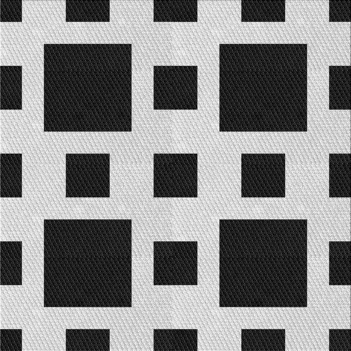 Sideview of Machine Washable Transitional Charcoal Black Rug, wshpat2305