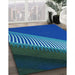 Machine Washable Transitional Blueberry Blue Rug in a Family Room, wshpat2306lblu