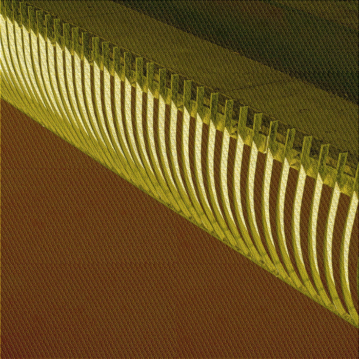 Round Patterned Red Rug, pat2306yw