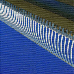 Sideview of Machine Washable Transitional Koi Blue Rug, wshpat2306