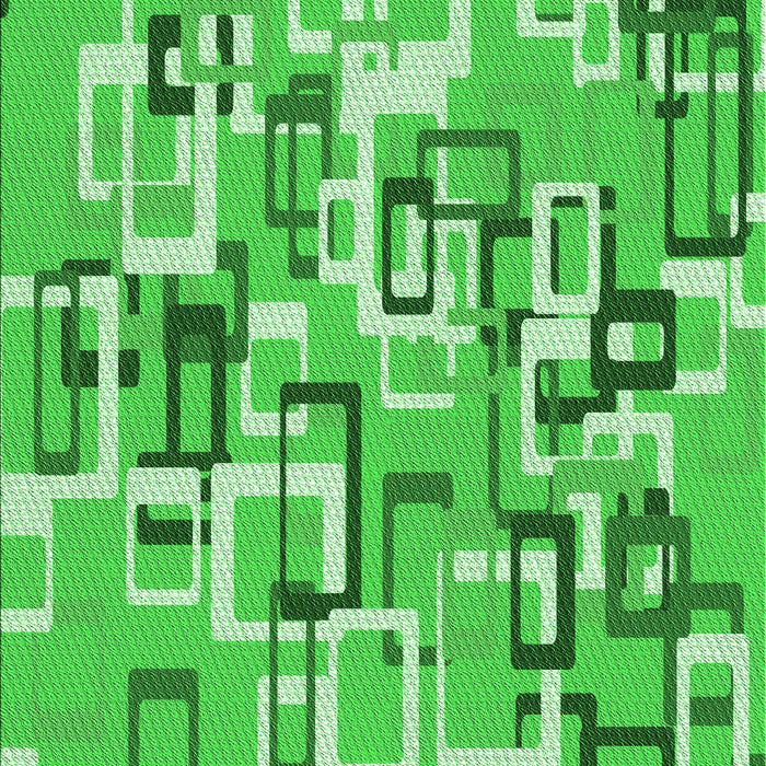 Patterned Neon Green Rug, pat2307grn