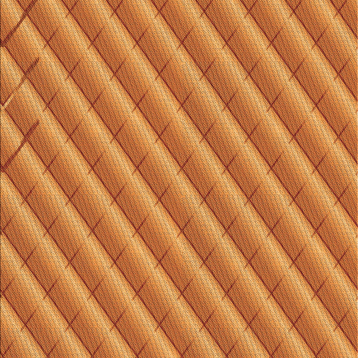 Patterned Orange Red Orange Rug, pat2308org