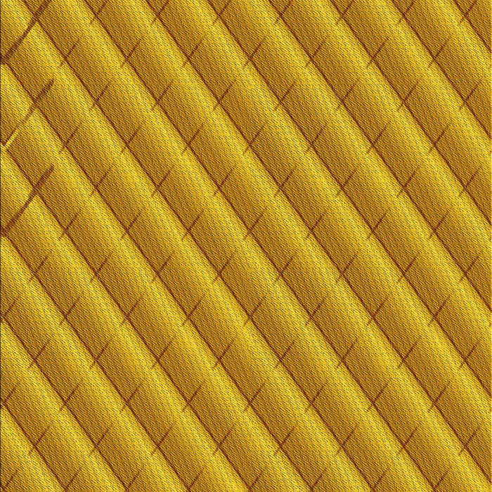 Patterned Deep Yellow Rug, pat2308yw