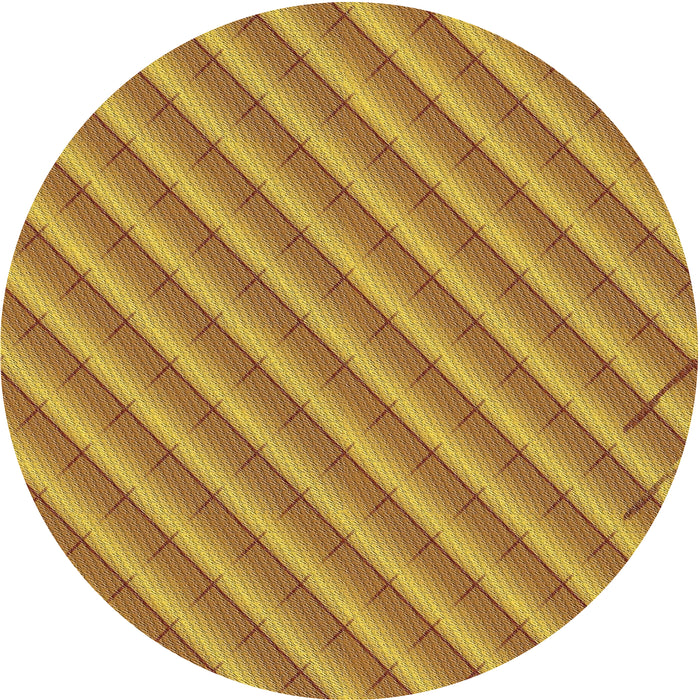 Sideview of Patterned Mahogany Brown Novelty Rug, pat2308