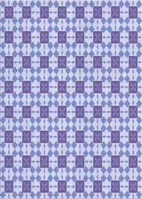 Machine Washable Transitional Periwinkle Purple Rug, wshpat2309blu