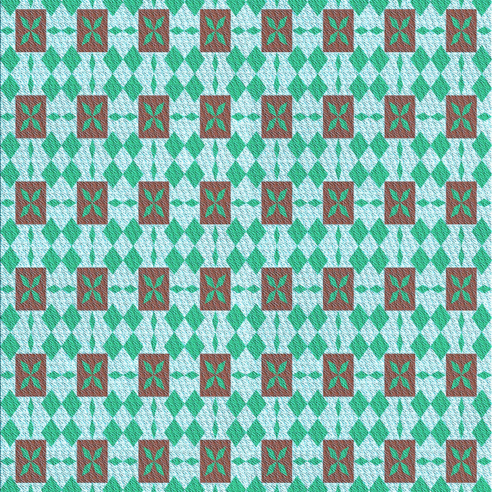 Machine Washable Transitional Green Rug, wshpat2309lblu