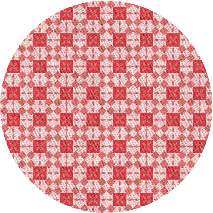 Square Machine Washable Transitional Pink Rug in a Living Room, wshpat2309rd