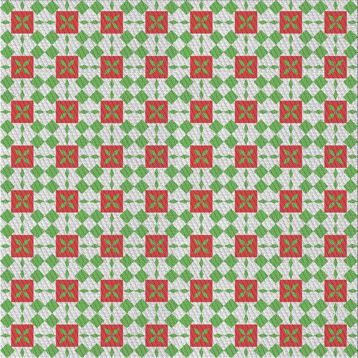 Square Patterned Dark Gold Brown Novelty Rug, pat2309