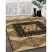 Patterned Bakers Brown Rug in Family Room, pat231brn