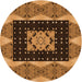 Square Machine Washable Transitional Red Brown Rug in a Living Room, wshpat231org