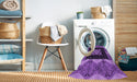 Machine Washable Transitional Purple Rug in a Washing Machine, wshpat231pur