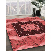 Patterned Red Rug, pat231rd