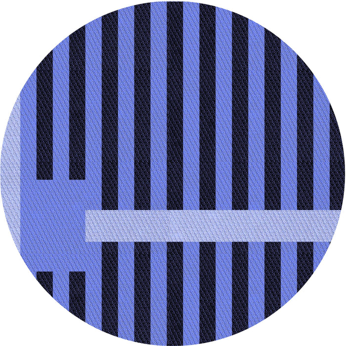 Square Patterned Sky Blue Rug, pat2310blu