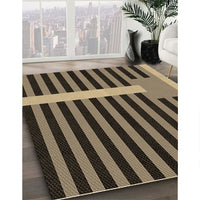 Patterned Peru Brown Rug, pat2310brn