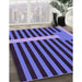 Machine Washable Transitional Purple Mimosa Purple Rug in a Family Room, wshpat2310pur