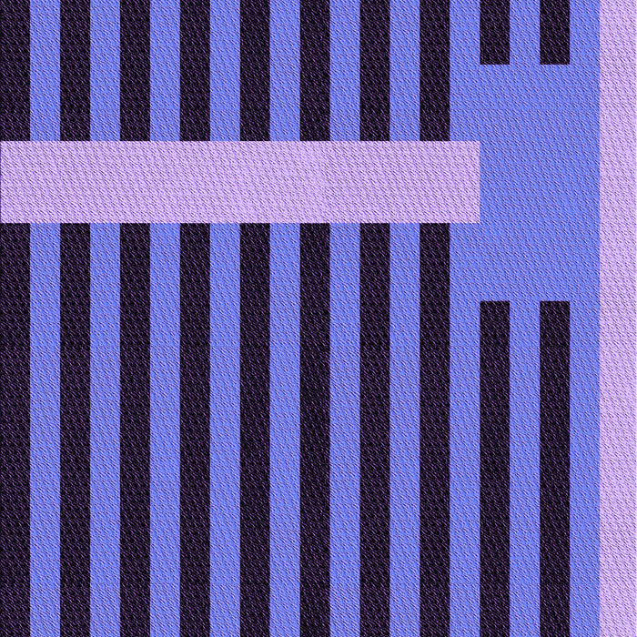 Machine Washable Transitional Purple Mimosa Purple Rug, wshpat2310pur