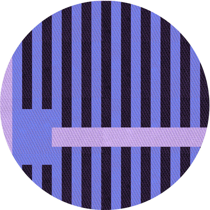 Square Patterned Purple Mimosa Purple Rug, pat2310pur